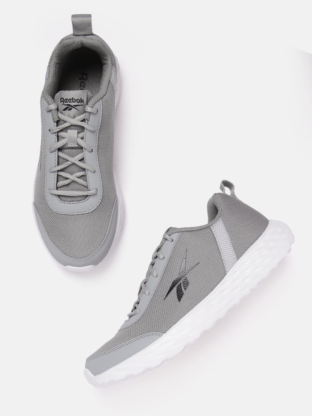 

Reebok Men Woven Design Energy Runner 3.0 Shoes, Grey