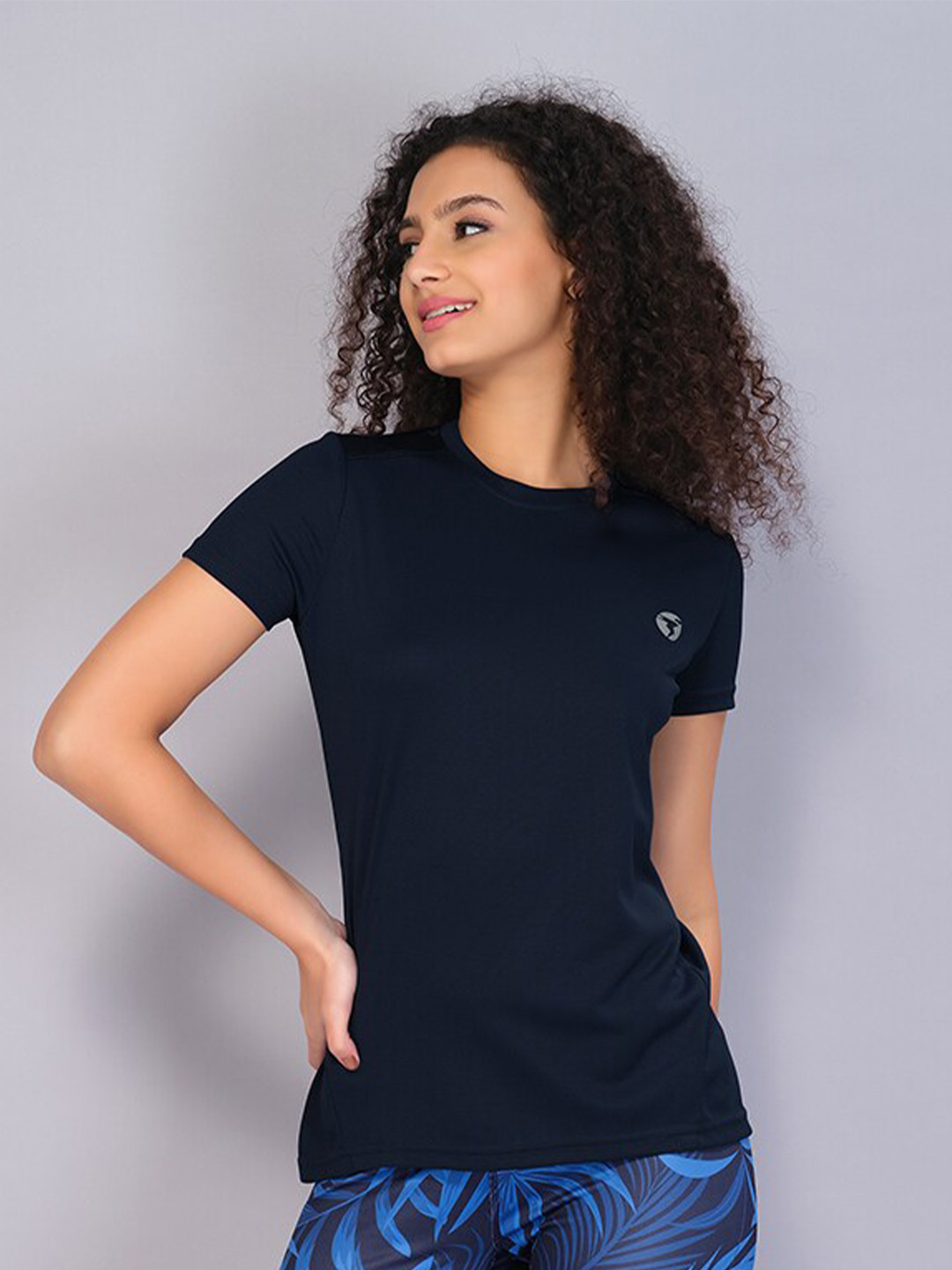 

Technosport Women Active Antimicrobial T-shirt, Navy blue
