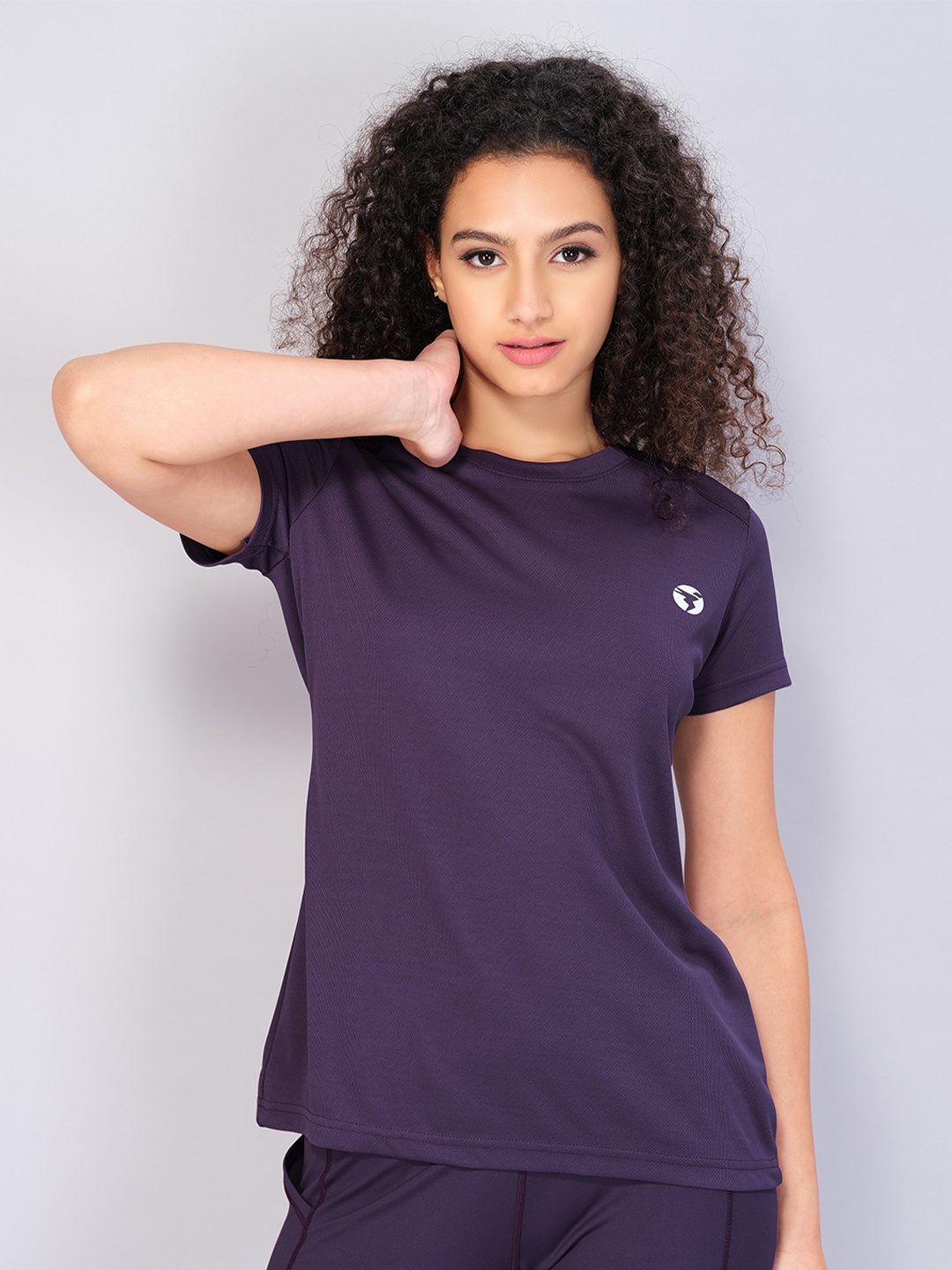 

Technosport Round Neck Antimicrobial Active T-shirt, Navy blue
