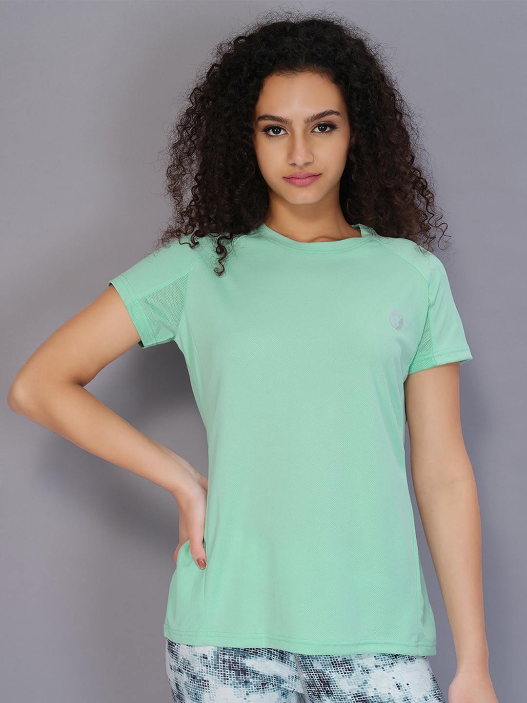 

Technosport Raglan Sleeves Antimicrobial Active T-shirt, Sea green