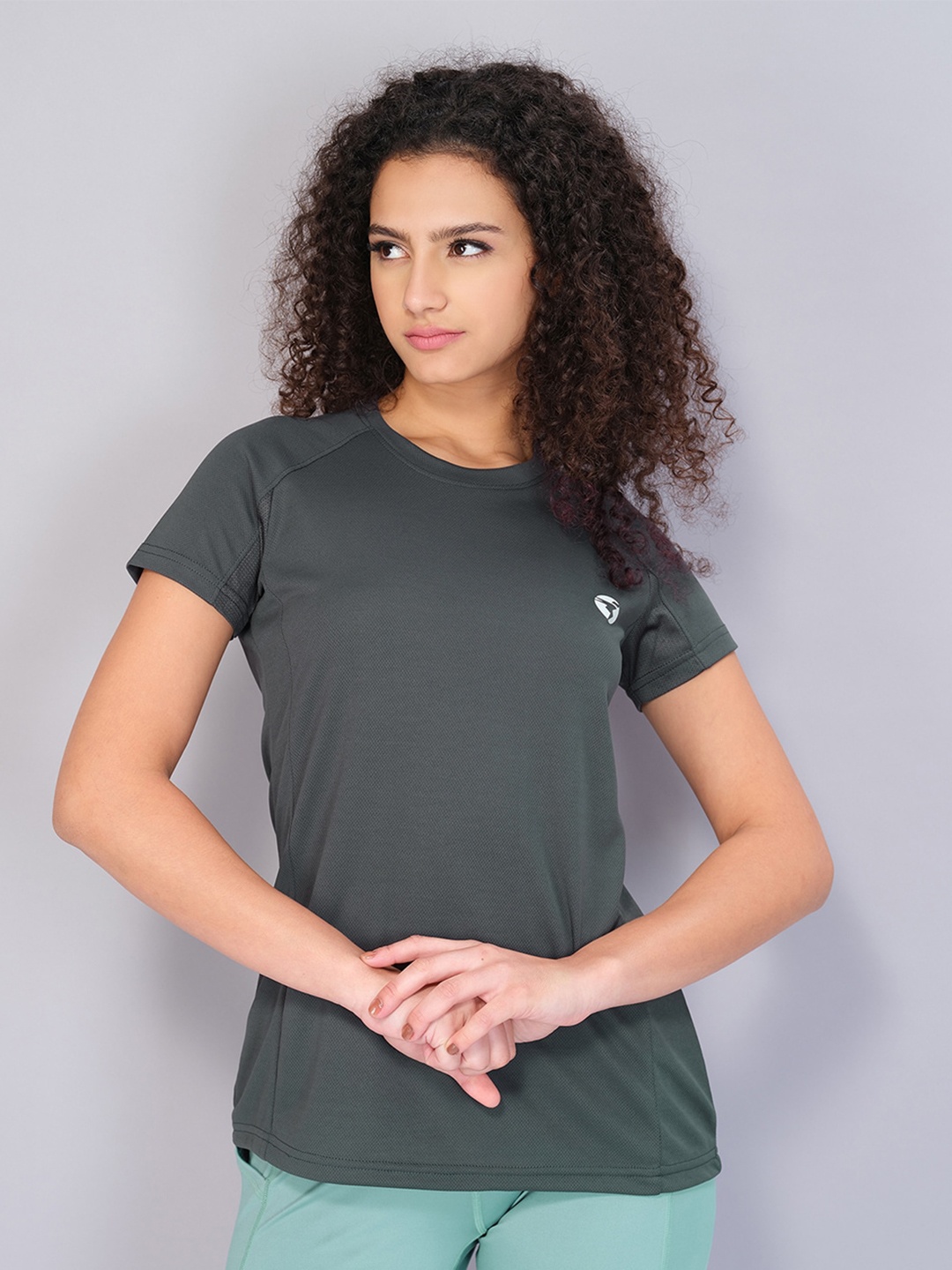 Technosport Women Antimicrobial T-shirt, Olive