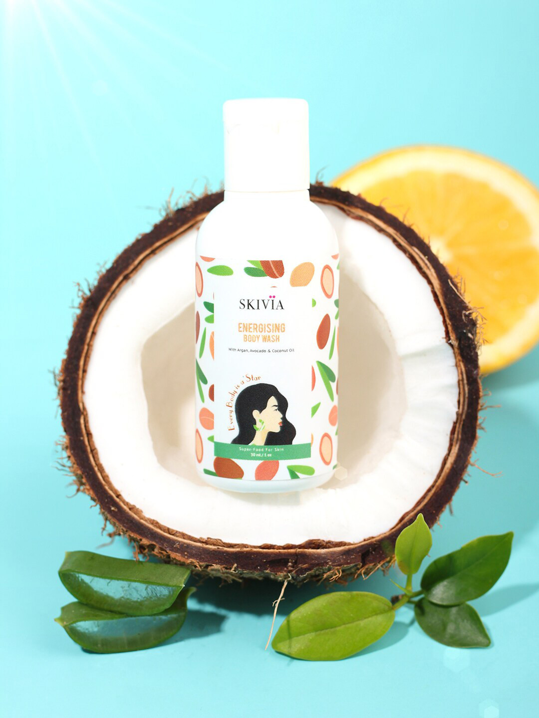

SKIVIA Every Body Is A Star Energising Mini Body Wash 30 ml, White