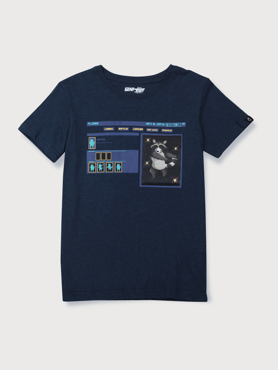 

Gini and Jony Boys Navy Blue T-shirt