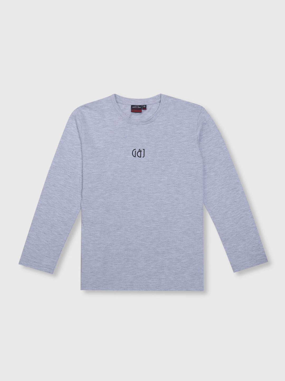 

Gini and Jony Boys Round Neck Cotton T-shirt, Grey