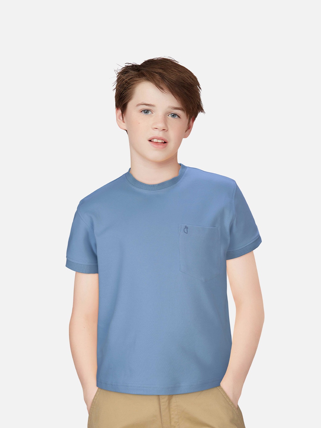 

Gini and Jony Boys Round Neck T-shirt, Blue