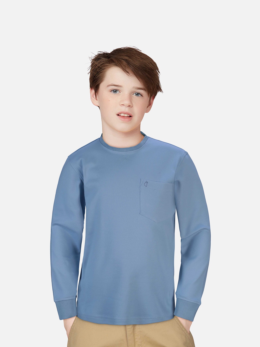 

Gini and Jony Boys Cotton T-shirt, Blue