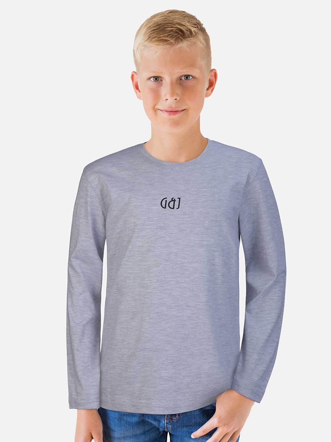 

Gini and Jony Boys Cotton T-Shirt, Grey