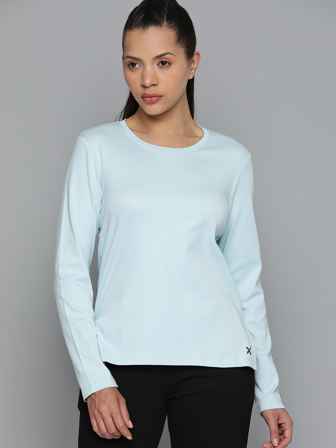 

HRX by Hrithik Roshan Pure Cotton T-shirt, Blue