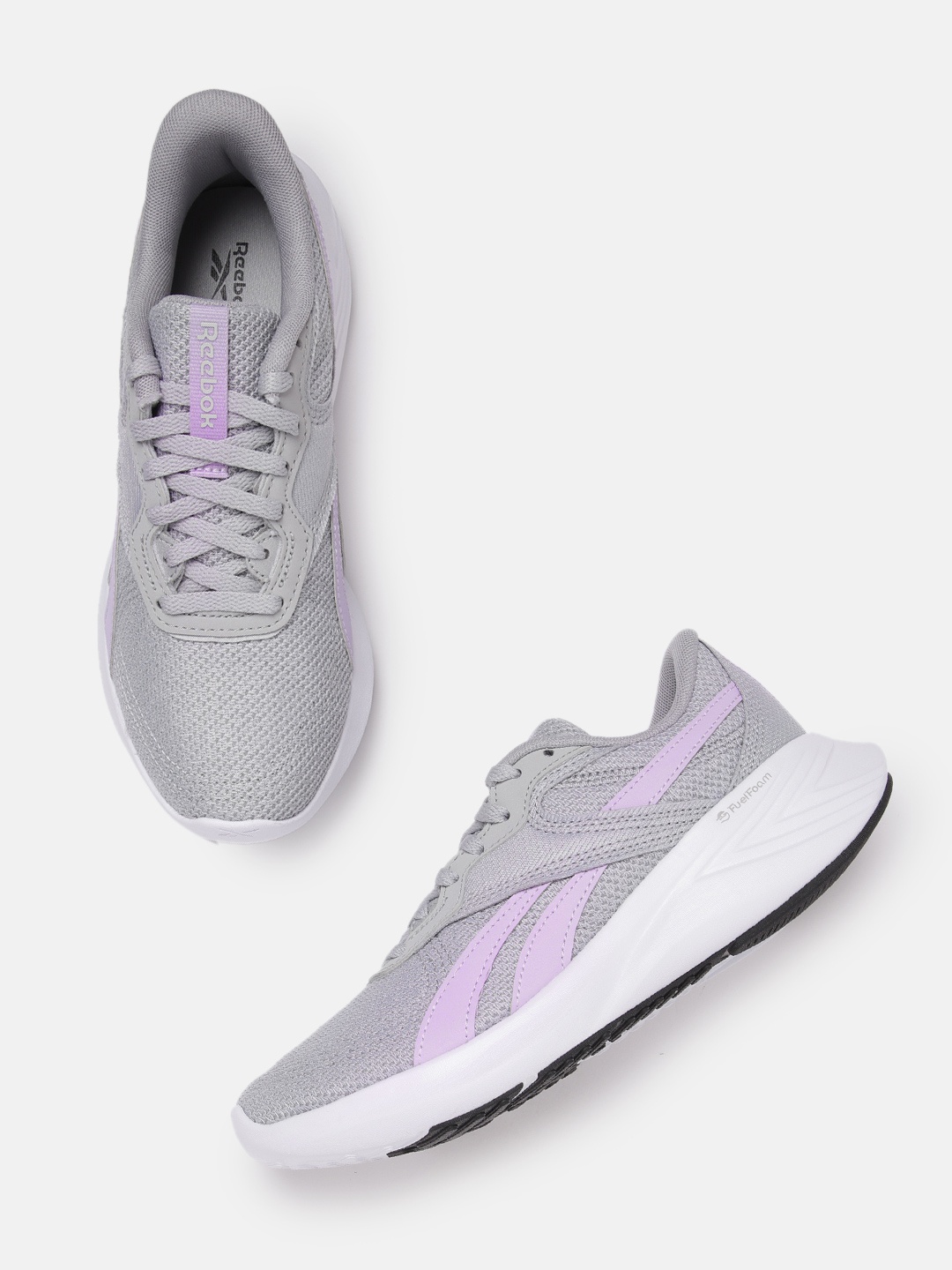

Reebok Women Brand Logo Detail Energen Tech Running Shoes, Grey