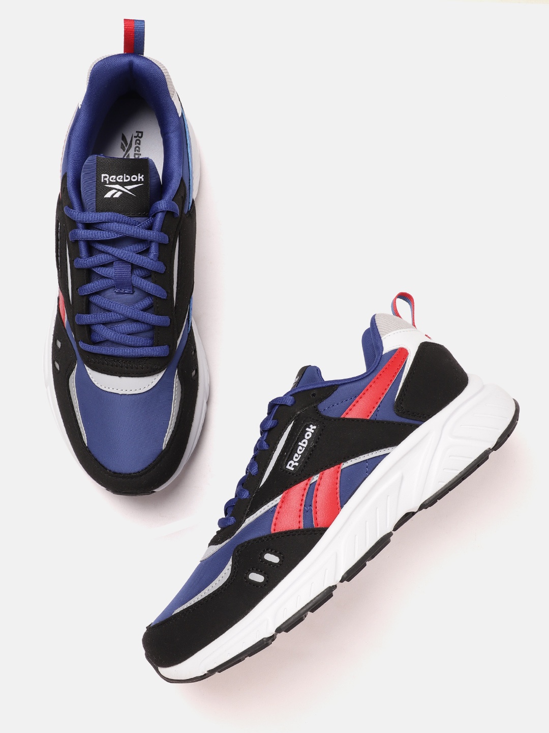 

Reebok Classic Unisex Colourblocked Royal Hyperium 3 Running Shoes, Black