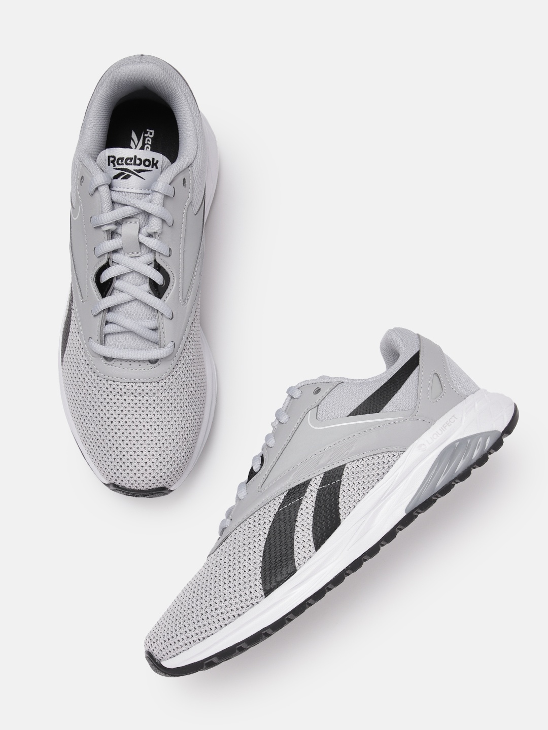 

Reebok Men Woven Design Liquifect 90 2 Running Shoes, Grey