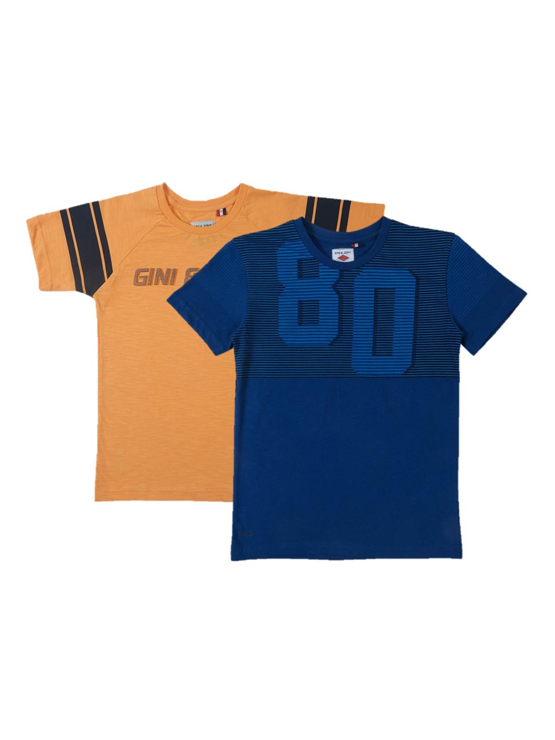 

Gini and Jony Boys Pack of 2 T-shirts, Blue