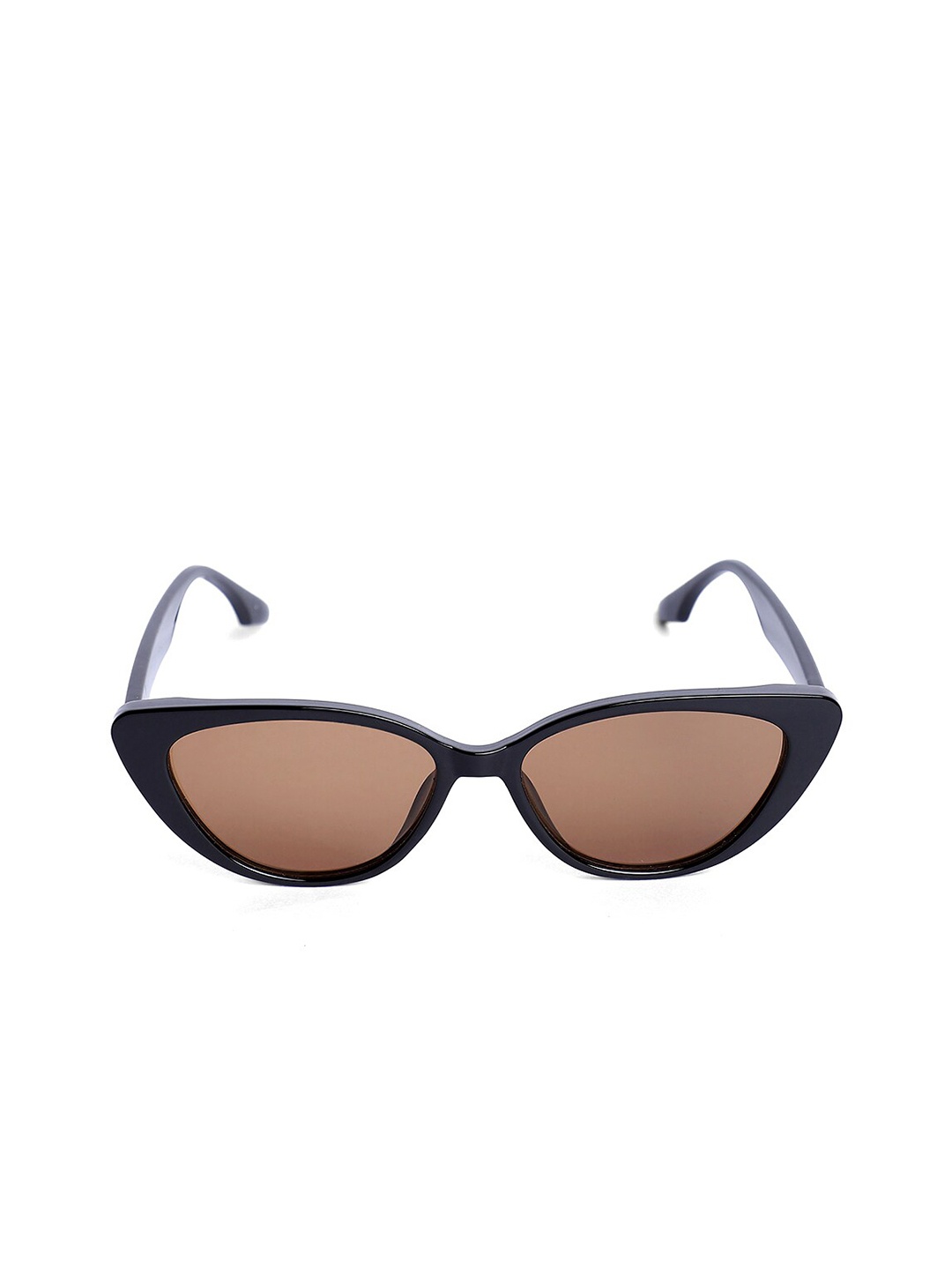 

FUZOKU Cateye Sunglasses with UV Protected Lens, Brown