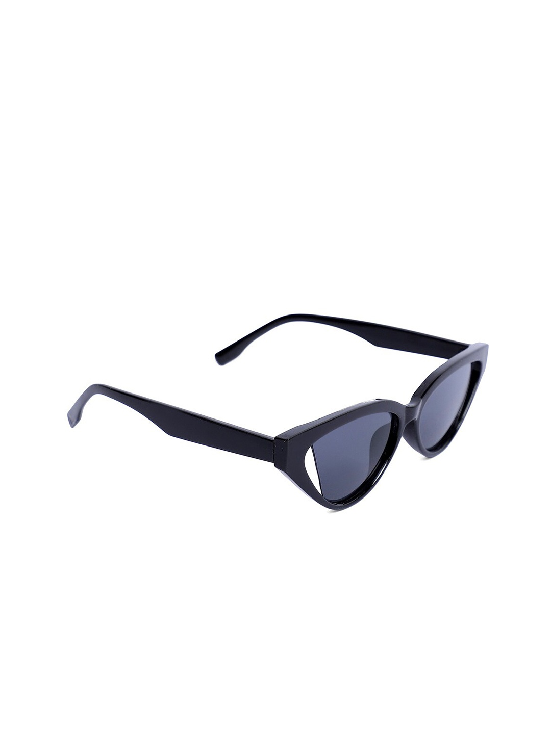 

FUZOKU Cateye Sunglasses with UV Protected Lens, Black