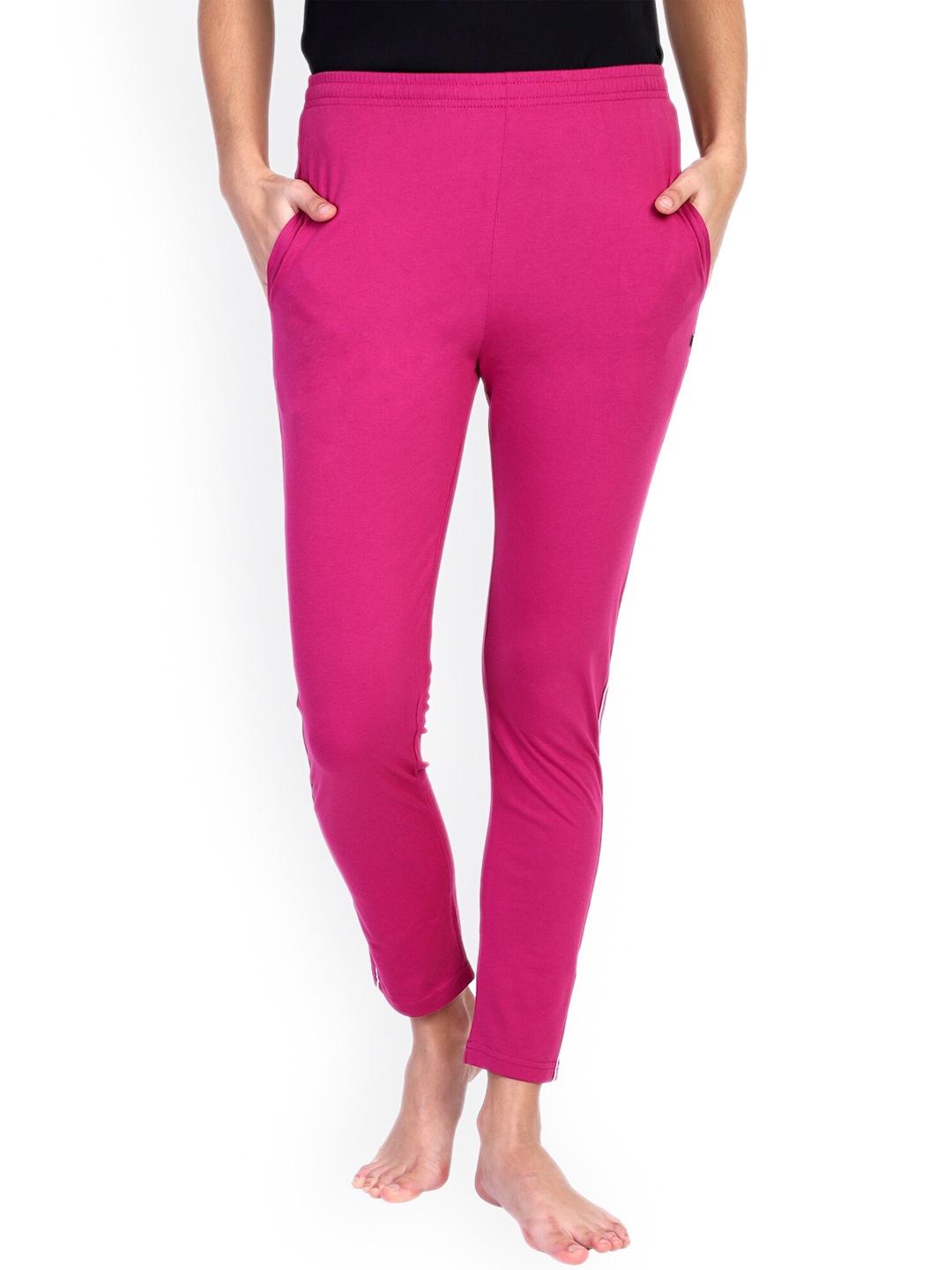 

PROTEENS Women Mid-Rise Cotton Lounge Pants, Purple