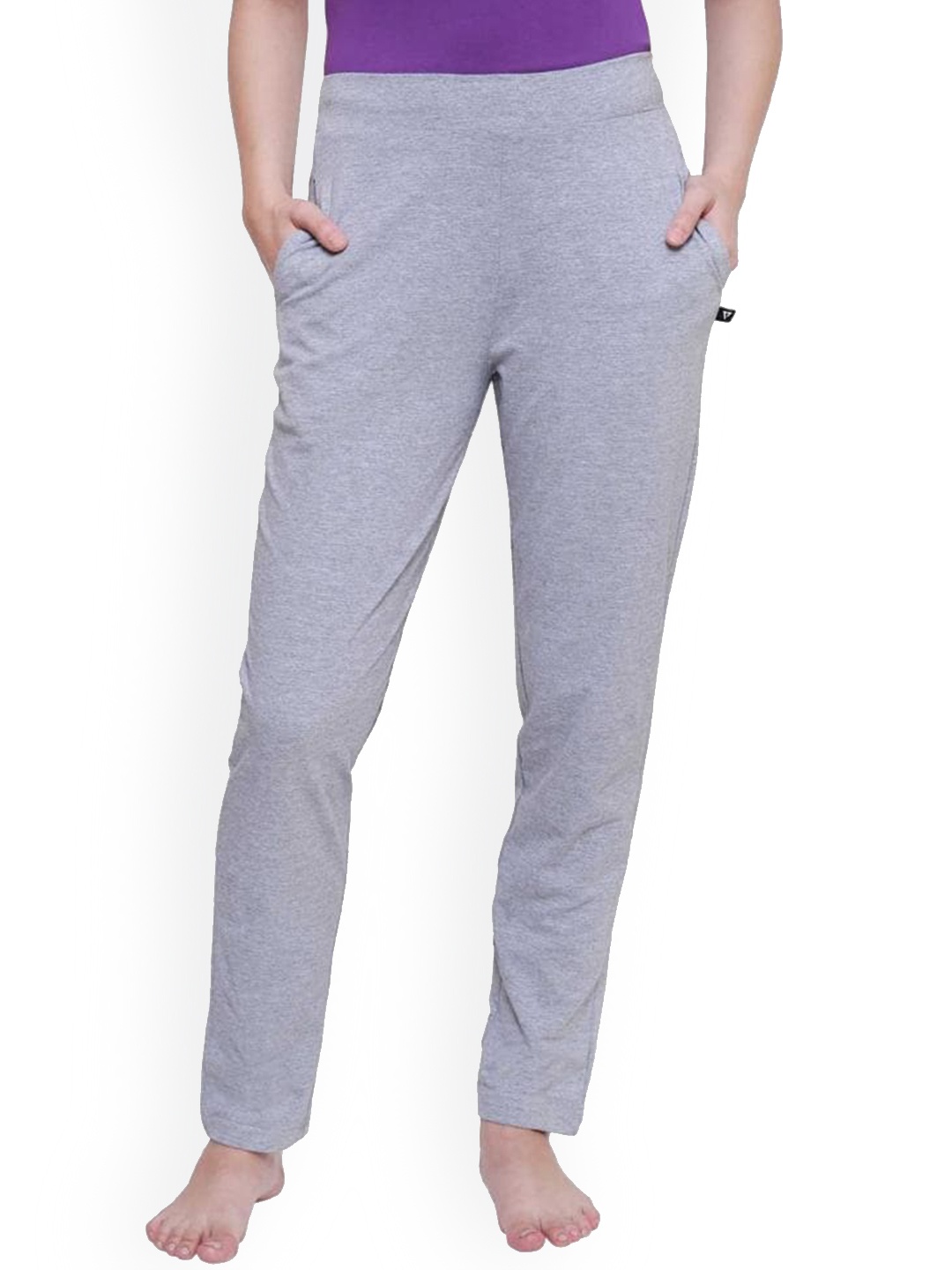 

PROTEENS Women Mid-Rise Cotton Lounge Pants, Grey