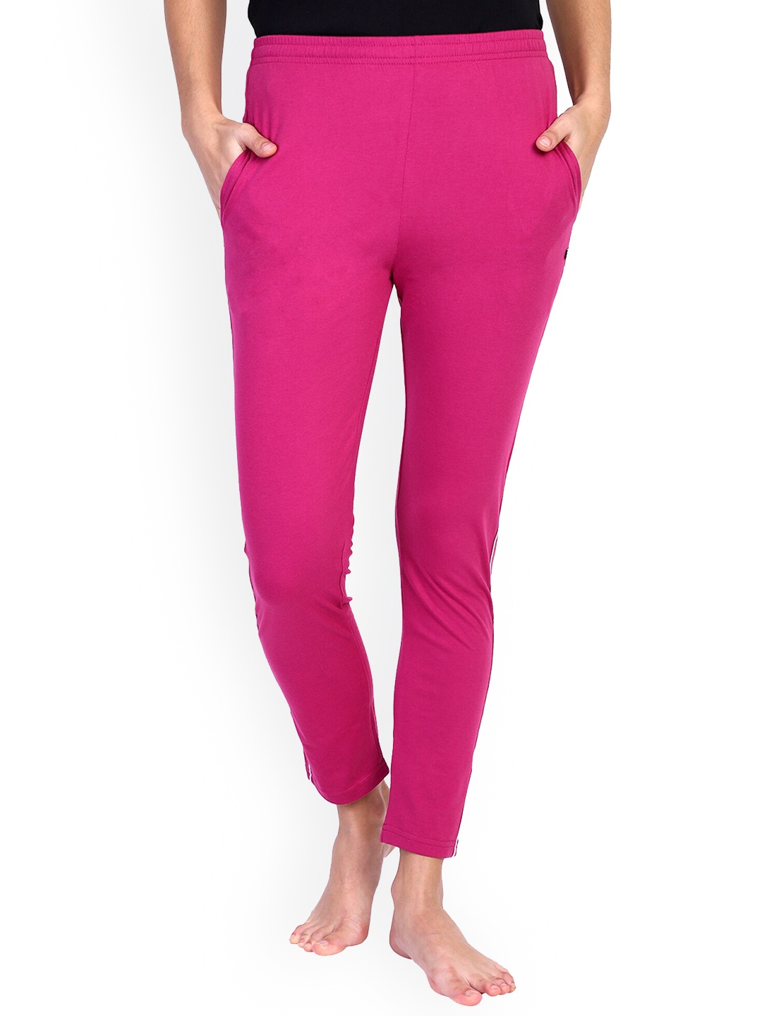 

PROTEENS Women Mid-Rise Cotton Lounge Pants, Purple