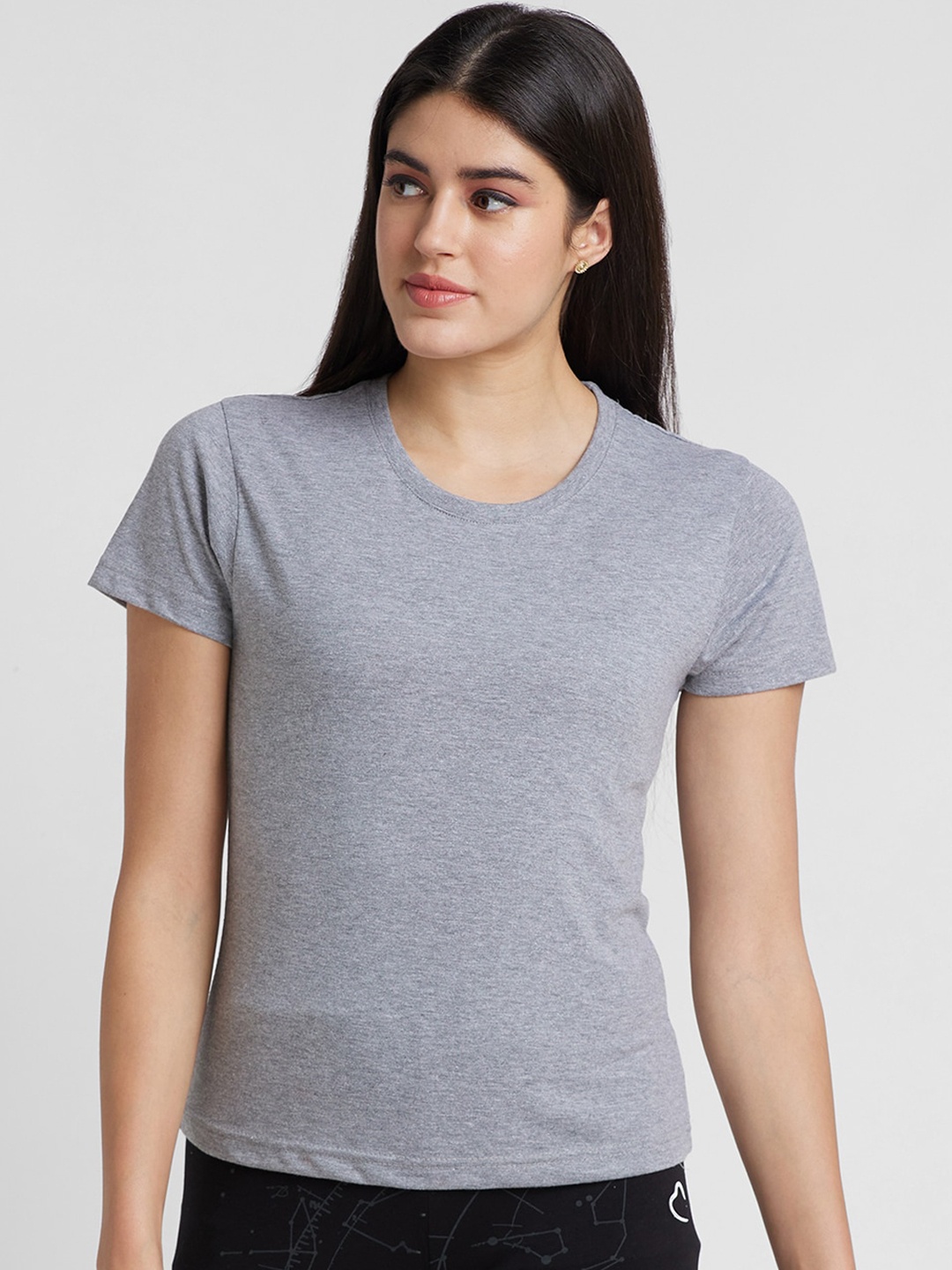 

FashionRack Pack Of 3 Cotton Tshirts, Grey