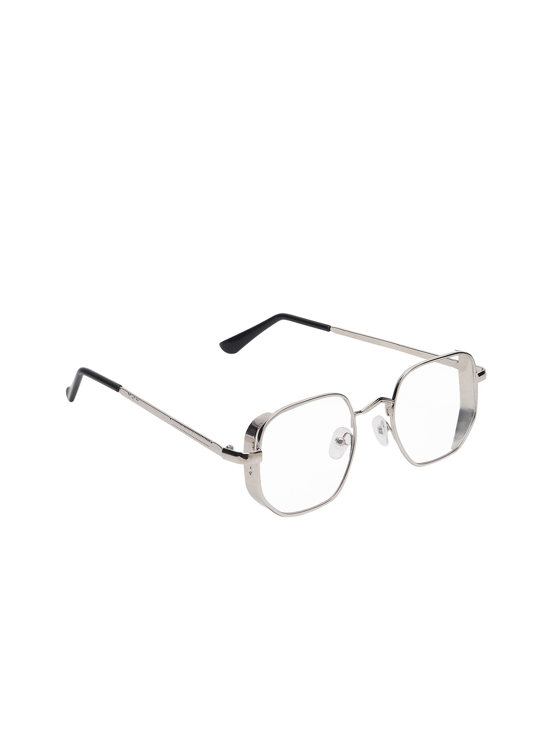 

GARTH Square Sunglasses with UV Protected Lens N-CLR_PGRT_GEO, Transparent