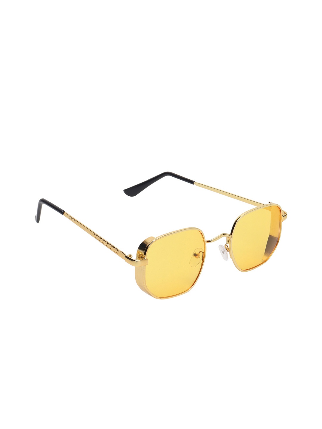 

GARTH Square Sunglasses With UV Protected Lens G-YLW_PGRT_GEO, Yellow
