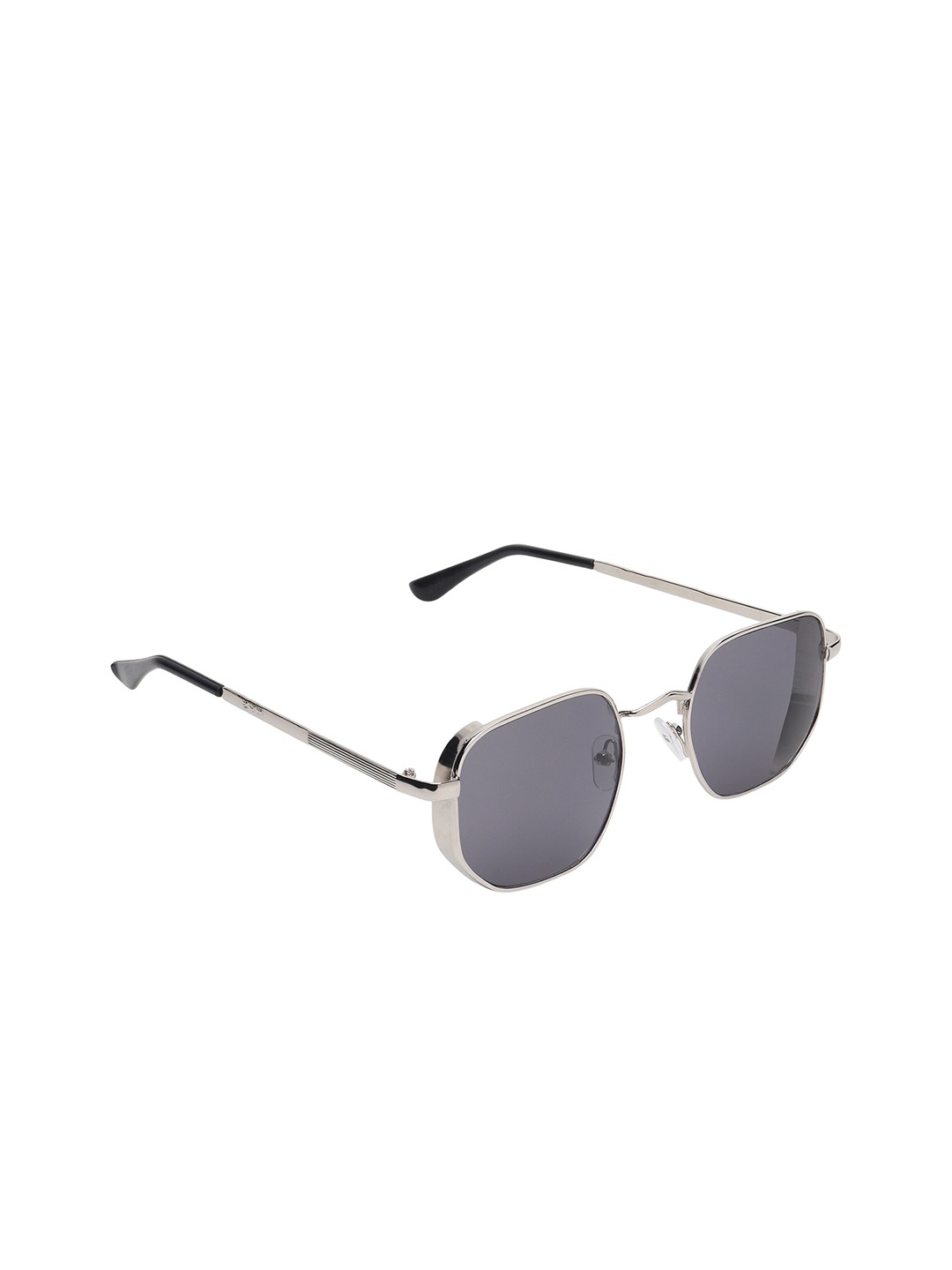 

GARTH Square Sunglasses With UV Protected Lens N-BLK_PGRT_GEO, Grey