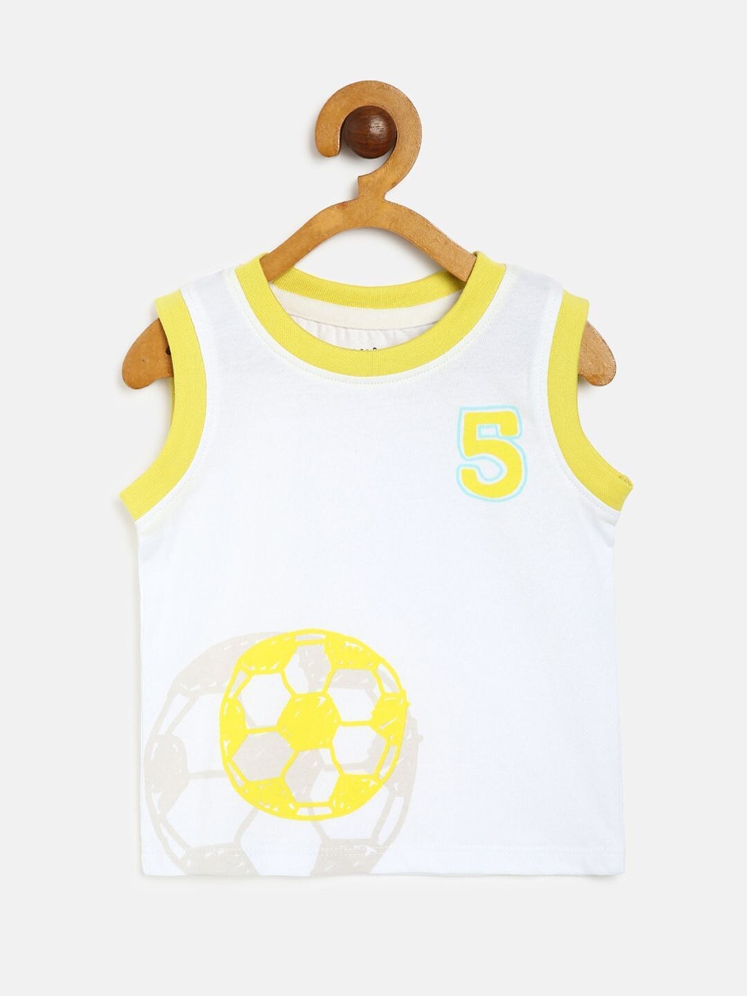 

MINI KLUB Infants Boys Printed Top with Shorts, Yellow