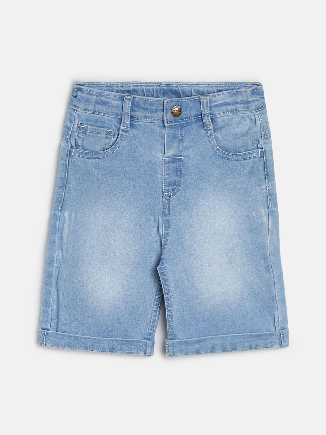 

MINI KLUB Boys Washed Denim Shorts, Blue