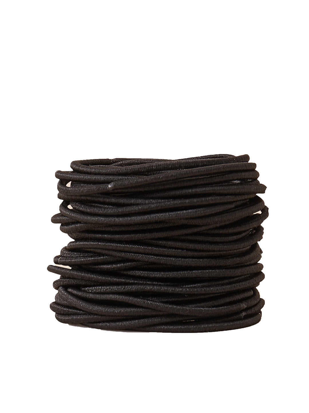 

Accessorize Women 50 piece Skinny Ponytail Holders, Black