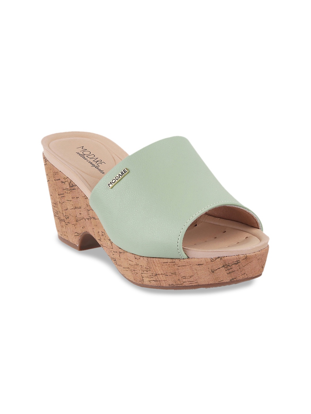 

MODARE Peep Toes Platform Heels, Sea green