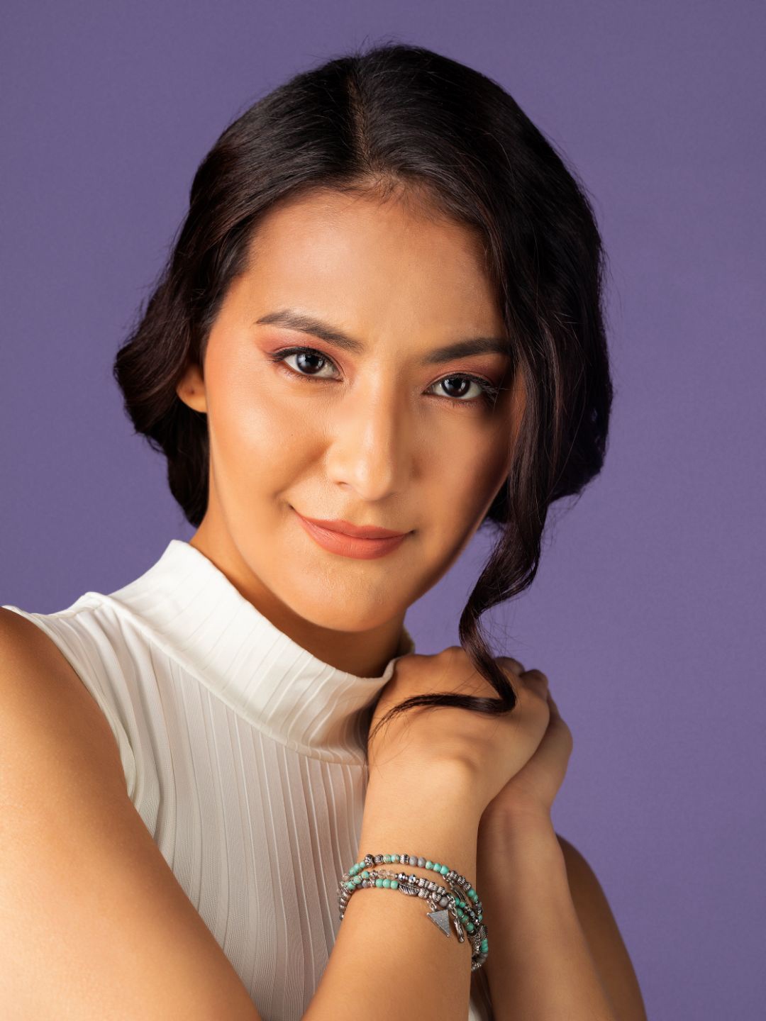 

Priyaasi Women Silver-Plated Multilayer Tasselled Bracelet