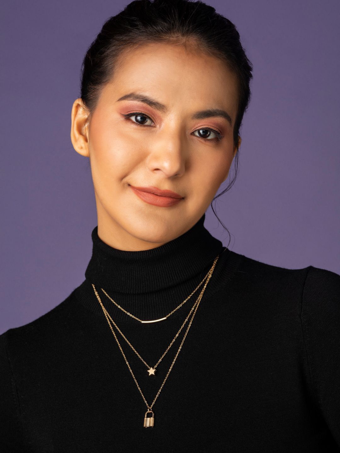 

Priyaasi Gold-Plated Layered Necklace