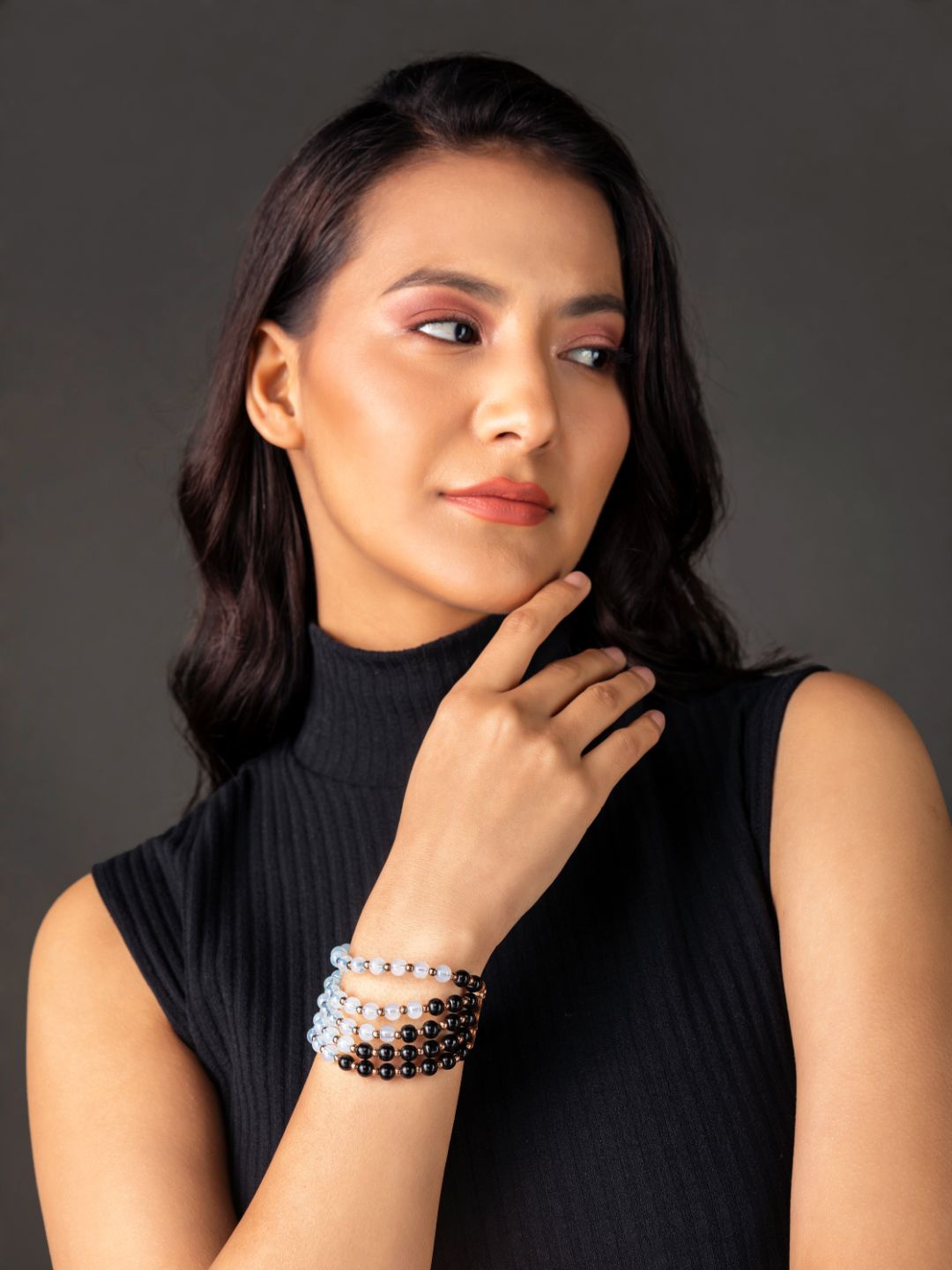 

Priyaasi Women Rose Gold-Plated Link Bracelet