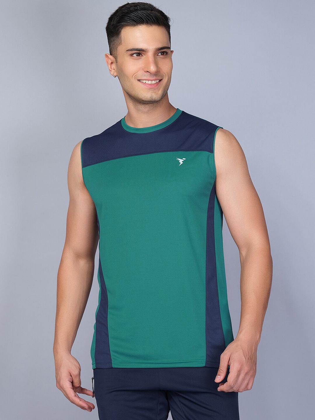 

Technosport Men Anti Odour Gym Vest, Teal