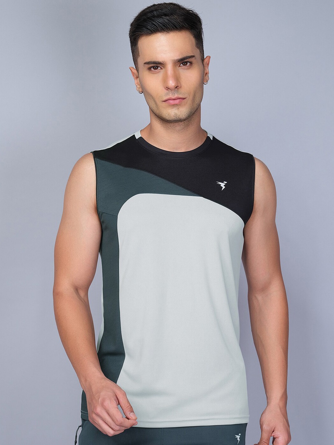 

Technosport Men Anti Ordour Gym Vest, Grey