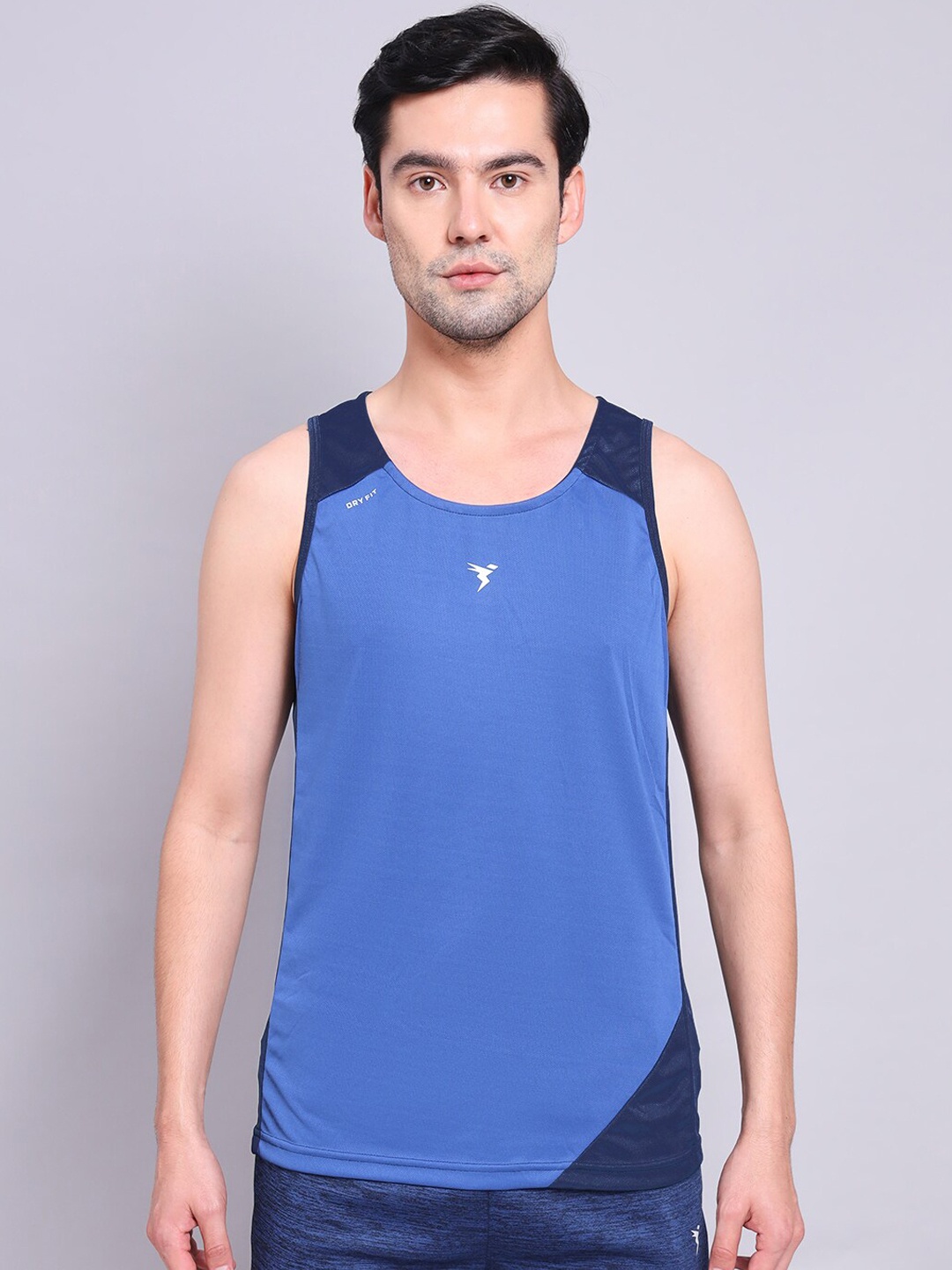 

Technosport Men Anti Odour Gym Vest, Blue