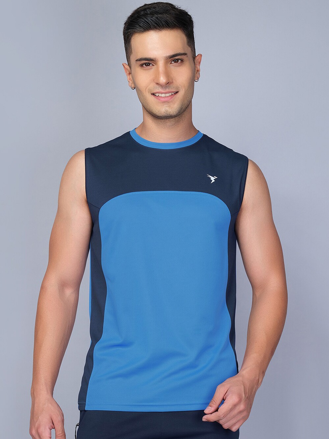 

Technosport Men Anti Ordour Gym Vest, Blue