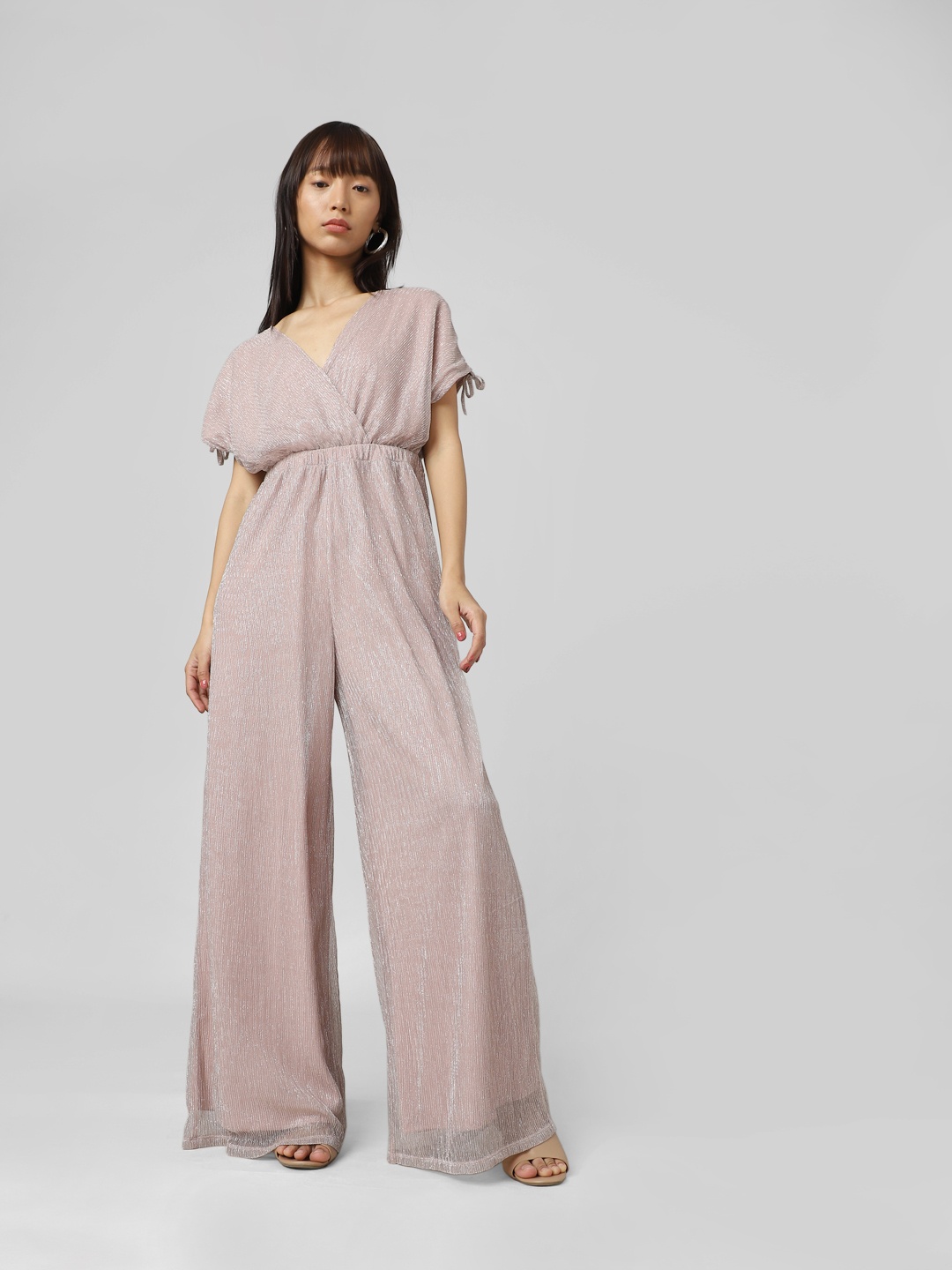 

ONLY Extended Sleeves V- Neck Basic Jumpsuit, Lavender