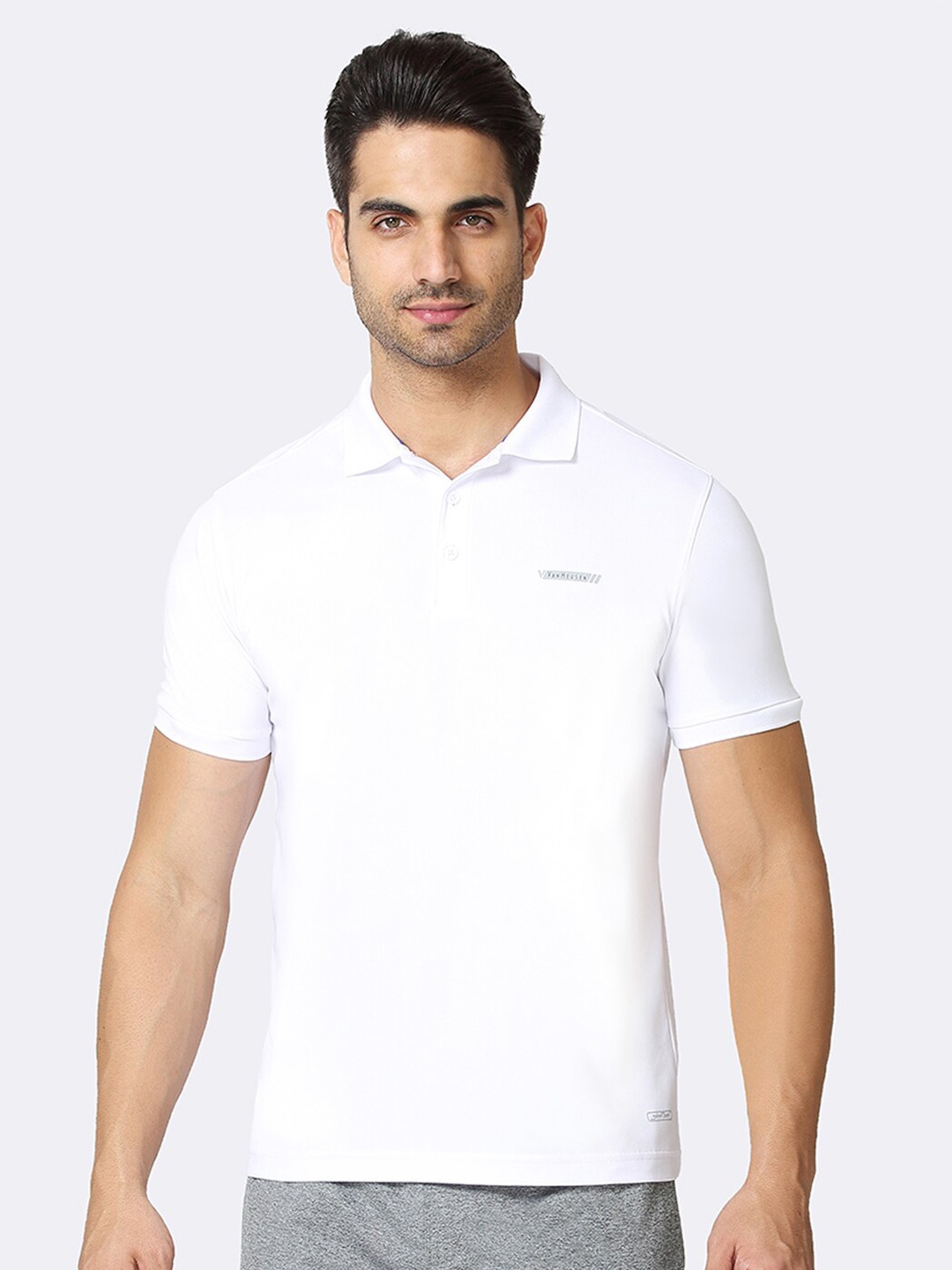 

Van Heusen Men Short Sleeves Polo Collar Sports T-shirt, White