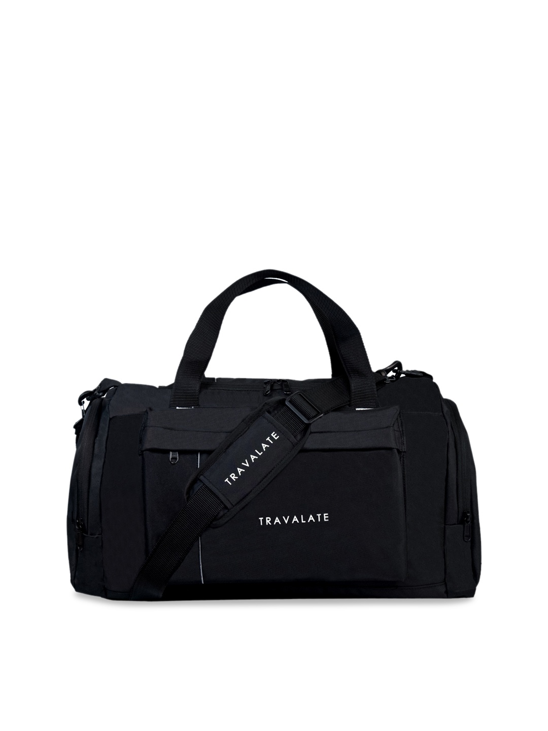 

TRAVALATE Textured Travel Duffle Bag, Black