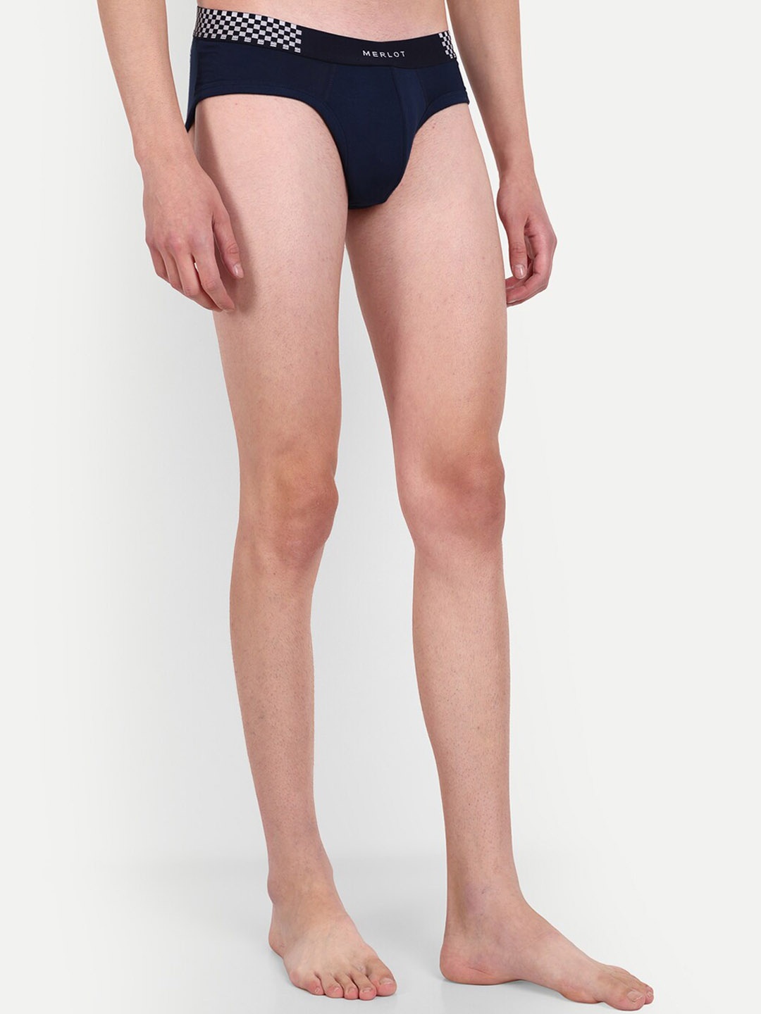 

MERLOT Solid Anti-Bacterial Basic Brief MRLT_40_S, Navy blue