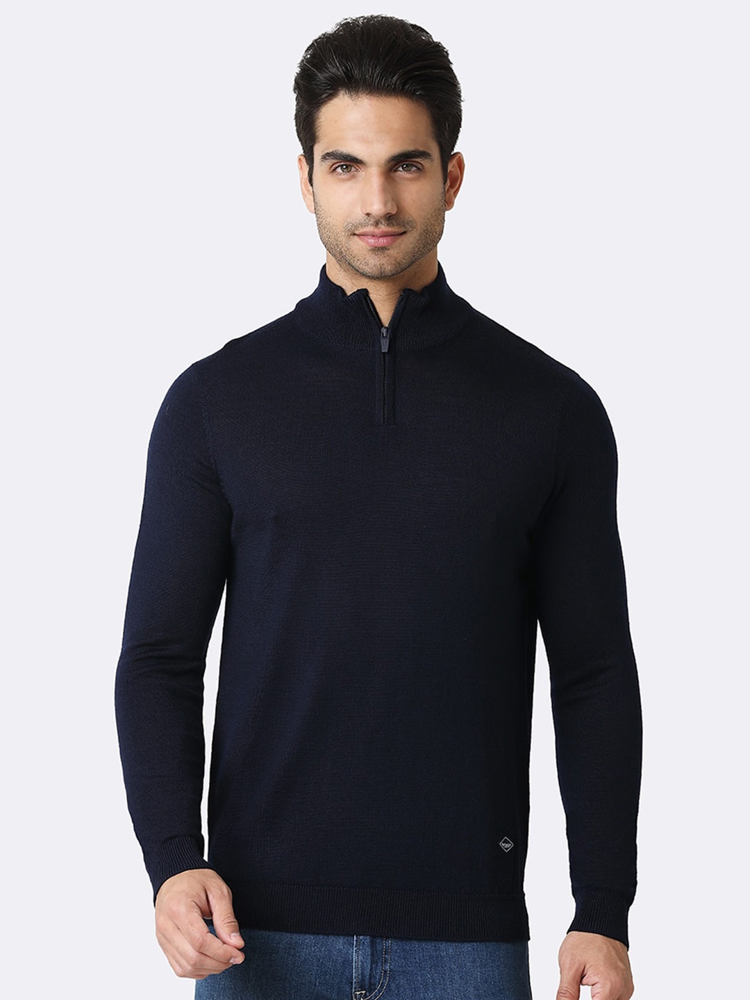 

Van Heusen Athleisure Neck Half Zip Sweater, Navy blue