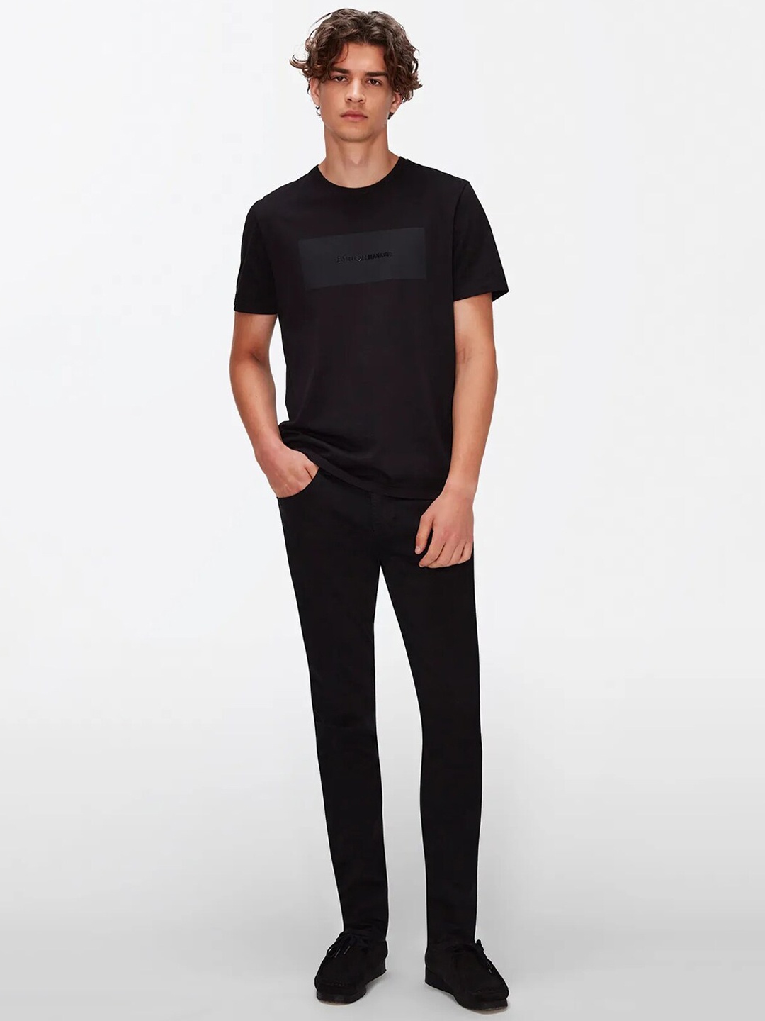 

7 For All Mankind Men Slim Fit Cotton Jeans, Black