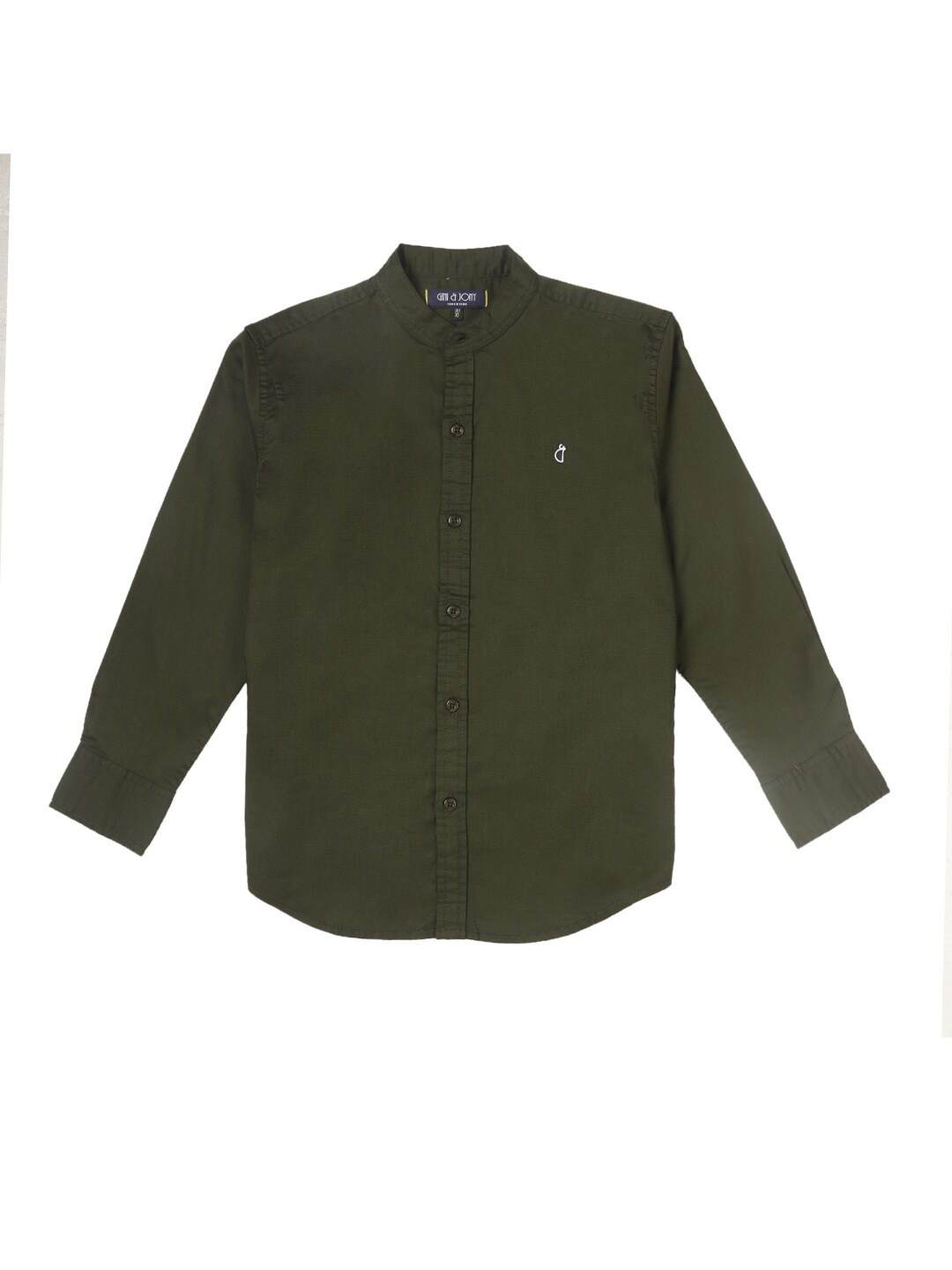 

Gini and Jony Boys Cotton Casual Shirt, Green