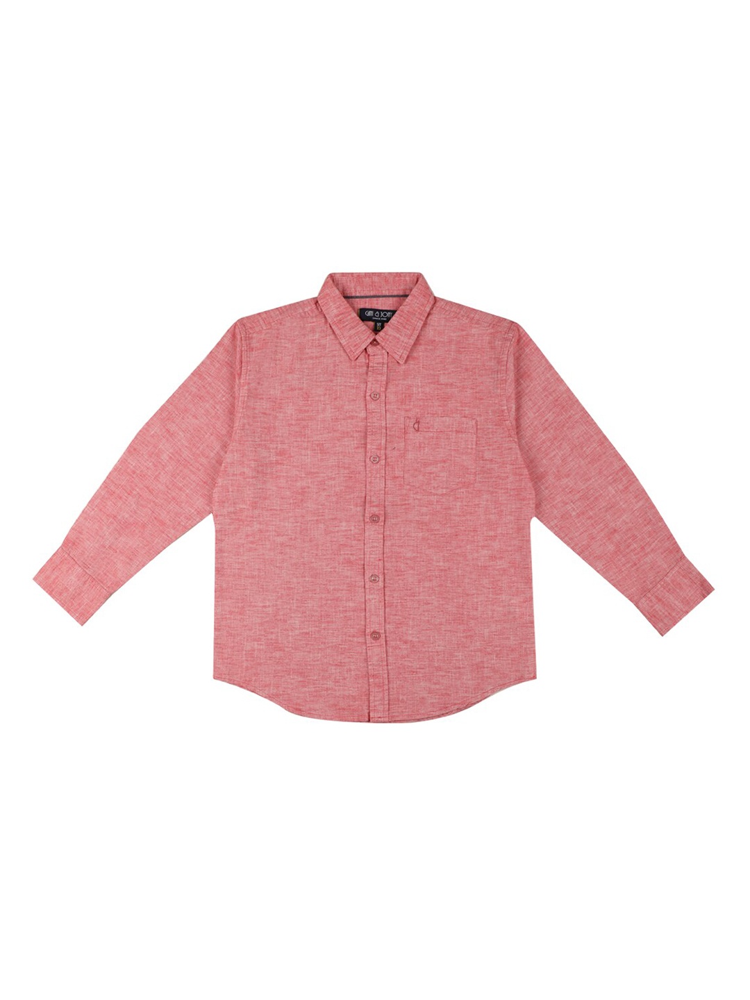 

Gini and Jony Boys Cotton Casual Shirt, Pink