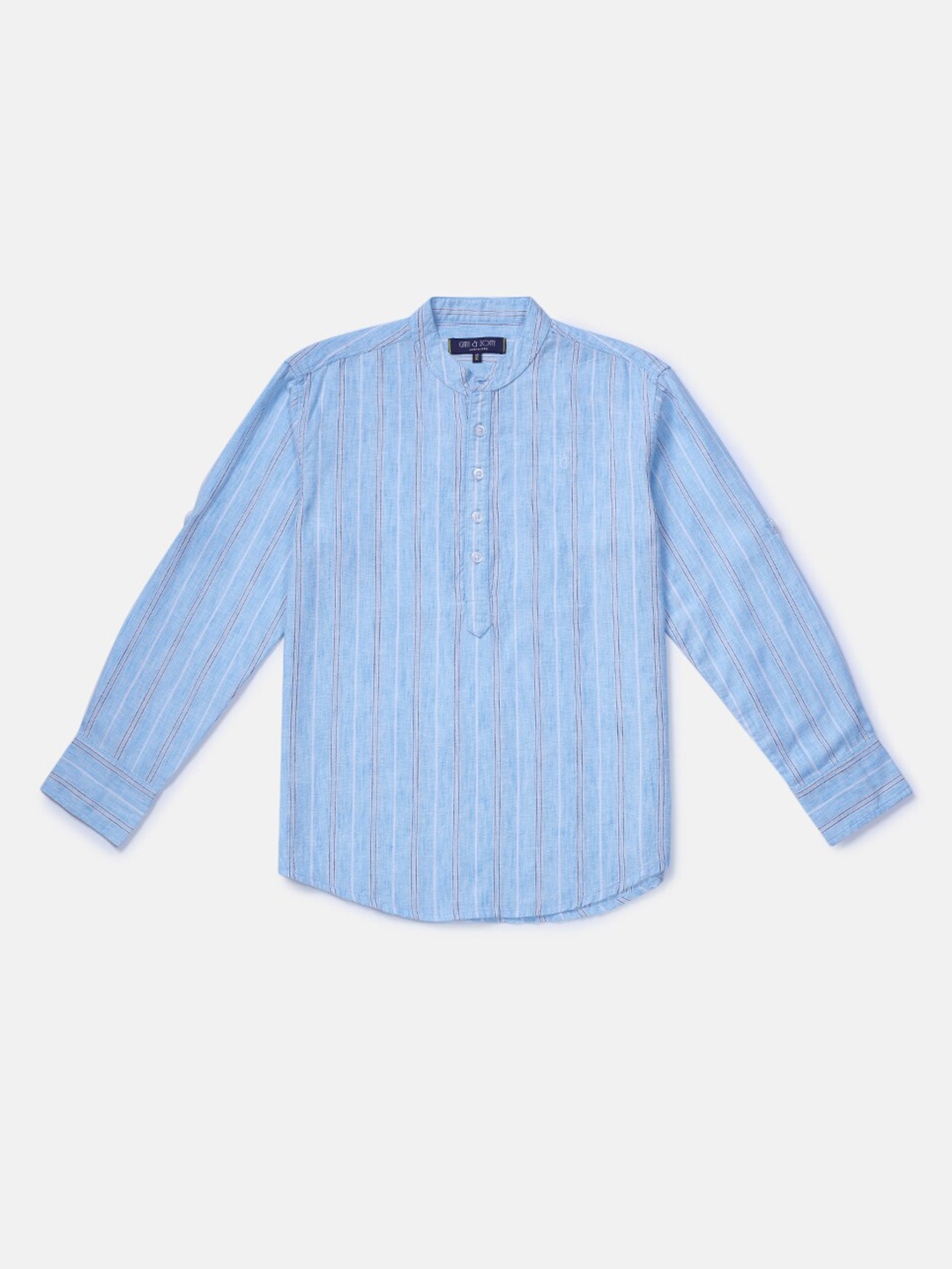

Gini and Jony Boys Printed Casual Cotton Shirt, Blue