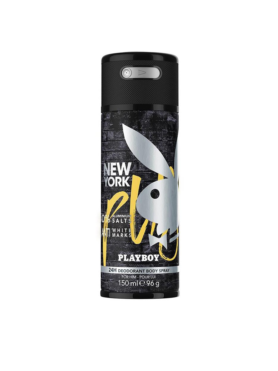 

Playboy Men New York Deodorant 150 ml, Black
