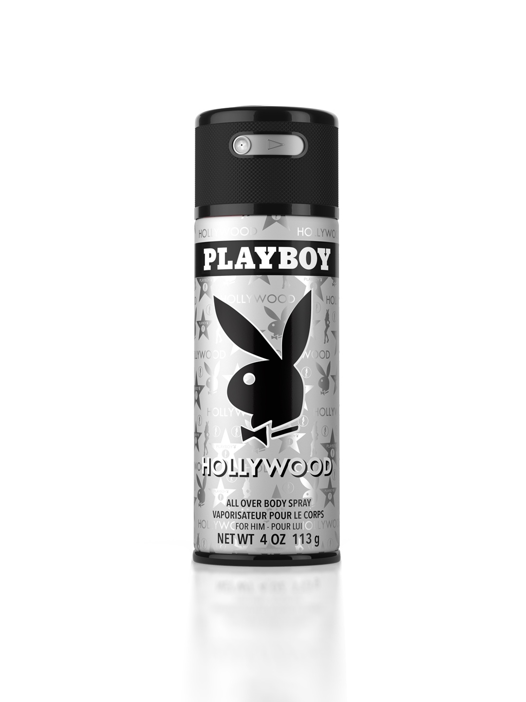 

Playboy Men Hollywood Deodorant Body Spray 150ml, Silver