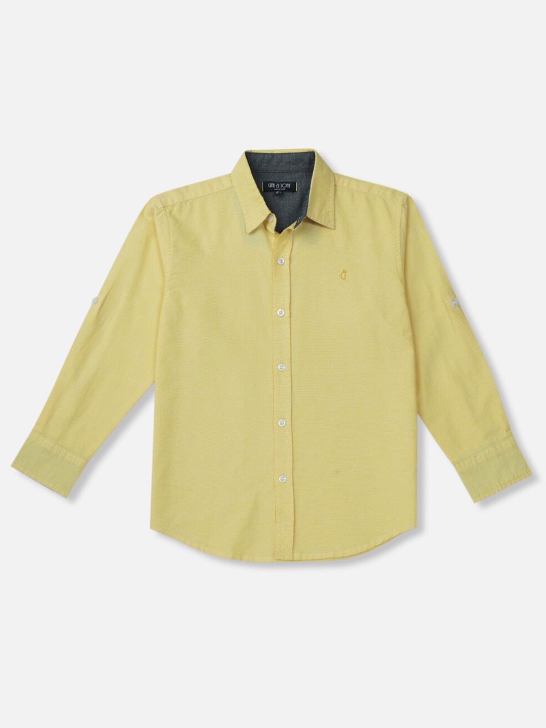 

Gini and Jony Boys Casual Cotton Shirt, Yellow