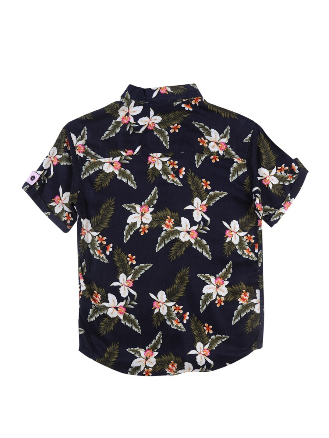 

Gini and Jony Boys Floral Printed Cotton Casual Shirt, Navy blue