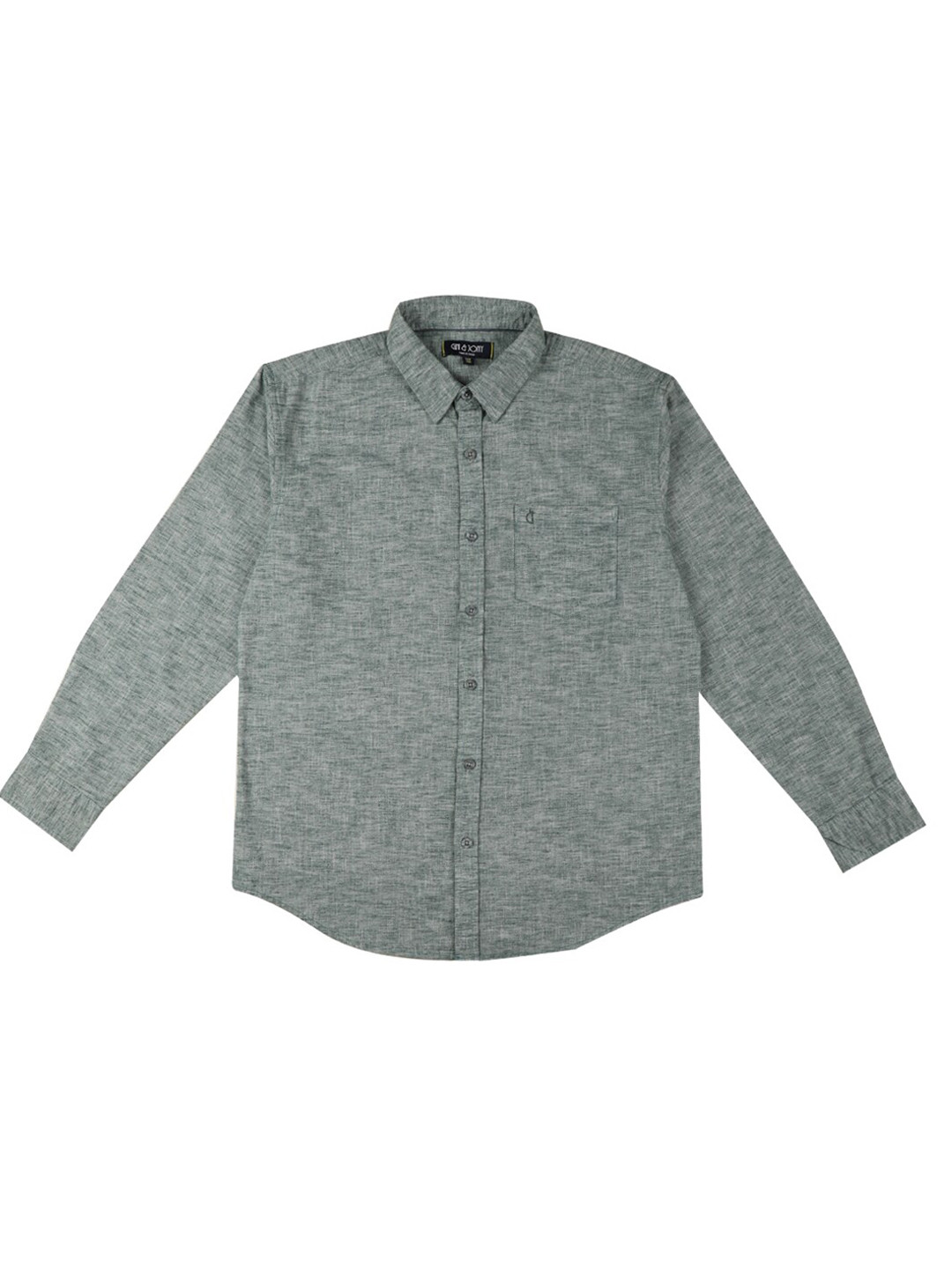 

Gini and Jony Boys Spread Collar Cotton Casual Shirt, Green